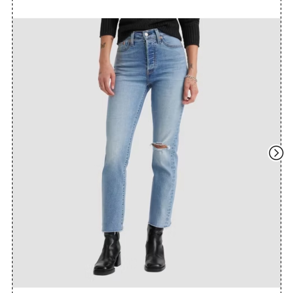 ‼️NWT‼️ Levi Wedgie Straight Jeans